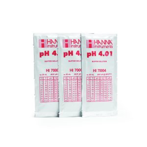 HI-70004P pH 4.01 Buffer Sachets, 1 x 20 mL sachets