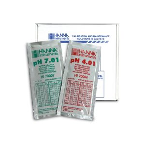HI-77400P pH Combination Buffer Solution Kit 4.01 & 7.01 5 x 5 20ml sachets